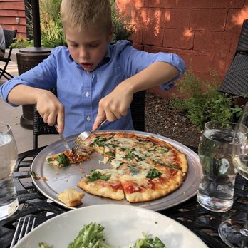 Midway Mercantile - 2020 summer salad and a custom fire wood pizza with cheese and spinach. - New American Near Me - Midway, Utah Midway Mercantile - 2020 summer salad and a custom fire wood pizza with cheese and spinach. - New American Near Me - Midway, Utah