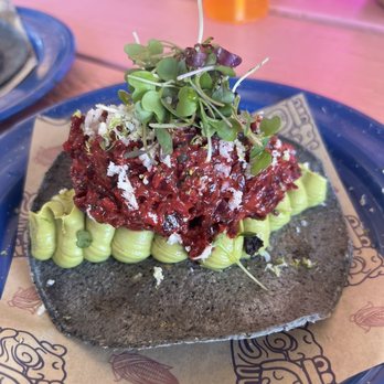 Nixta Taqueria - Beet Tartare - Mexican Near Me - Austin, Texas Nixta Taqueria - Beet Tartare - Mexican Near Me - Austin, Texas