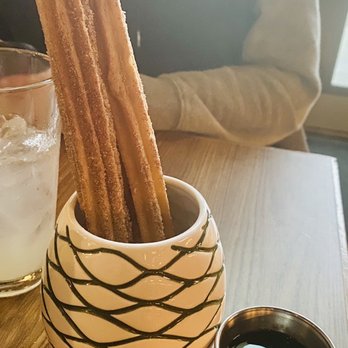 MESU - Churros and chocolate sauce - Mexican Near Me - Charleston, South Carolina