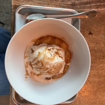 Manhattan Project Beer Company - Horchata ice cream with fried arepa - Breweries Near Me - Dallas, Texas