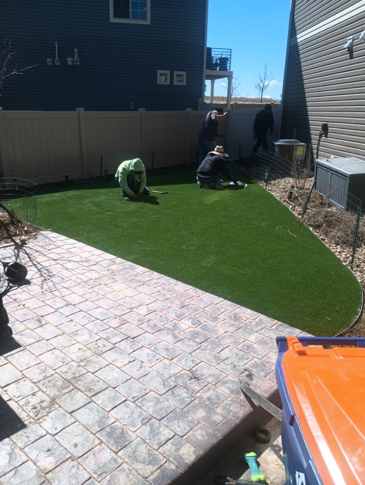 Slide of Angis fencing & landscaping irrigation and turf llc