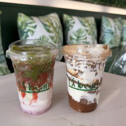 (Left to Right) Strawberry Match and Salted Cloud (Left to Right) Strawberry Match and Salted Cloud