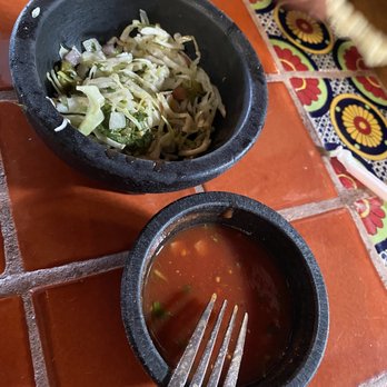 Hacienda Tequila - Cabbage and salsa with chips. - Mexican Near Me - Clovis, California Hacienda Tequila - Cabbage and salsa with chips. - Mexican Near Me - Clovis, California