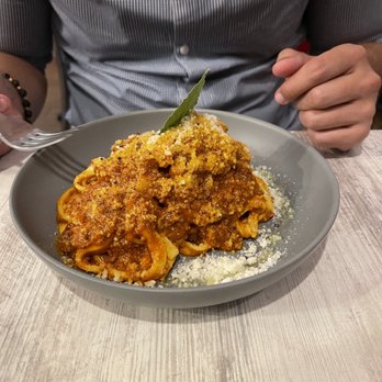 From Scratch - Fettuccine bolognese - Mediterranean Near Me - Ridgewood, New Jersey From Scratch - Fettuccine bolognese - Mediterranean Near Me - Ridgewood, New Jersey