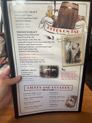 Menu photo 7 Frick and Frack Kamloops, BC