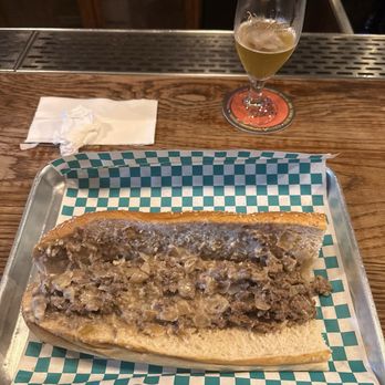 Peppi’s Pizza - Philly cheesesteak , cooked onions chopped small with cooper sharp cheese. It's excellent !!!! - Pizza Near Me - Miami, Florida