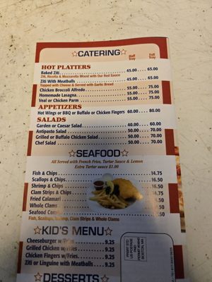 Menu photo 5 U.S. Pizza And Grill Fall River, MA