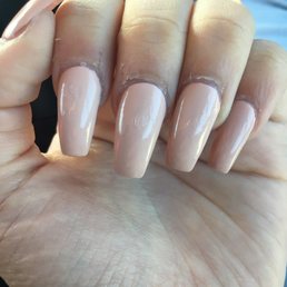 The lady messed up my nails real bad and she left right before I was ready to see them most likely to not say anything about the bad job.
