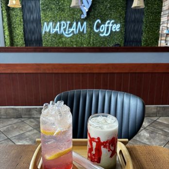 Mariam Coffee Shop and Boutique - Custom Dubai chocolate matcha creation and strawberry mojito - Coffee & Tea Near Me - Indianapolis, Indiana Mariam Coffee Shop and Boutique - Custom Dubai chocolate matcha creation and strawberry mojito - Coffee & Tea Near Me - Indianapolis, Indiana