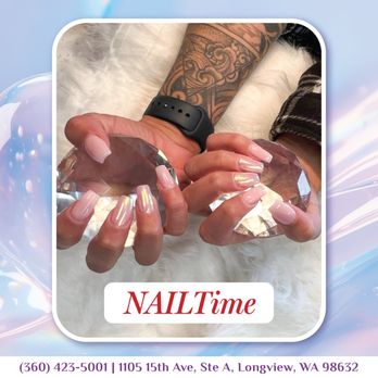 Nail Time - Get that dreamy, pink glazed nail look--soft, shiny, and oh-so-elegant! 
 : https://lk.macmarketing.us/NailTime-Booking - Nail Salons Near Me - Longview, Washington
