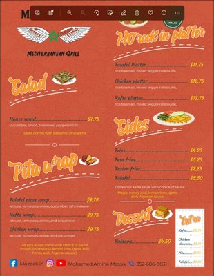 Menu photo 2 Mo'rock'in Mediterranean Grill West Brooksville, ME