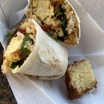 Sweet Cravings Bakery + Bistro - Veggie burrito with a freebie item - Sandwiches Near Me - Moab, Utah Sweet Cravings Bakery + Bistro - Veggie burrito with a freebie item - Sandwiches Near Me - Moab, Utah