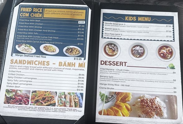 Menu photo 3 Old Saigon Cafe Houston, TX Menu photo 3 Old Saigon Cafe Houston, TX