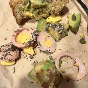 Vitality Bowls - This is supposed to be avocado toast. However, I'm getting chunks of raw avocado, not even ripe! . And they couldn't even mash it. Insane! - Acai Bowls Near Me - Mountain View, California Vitality Bowls - This is supposed to be avocado toast. However, I'm getting chunks of raw avocado, not even ripe! . And they couldn't even mash it. Insane! - Acai Bowls Near Me - Mountain View, California