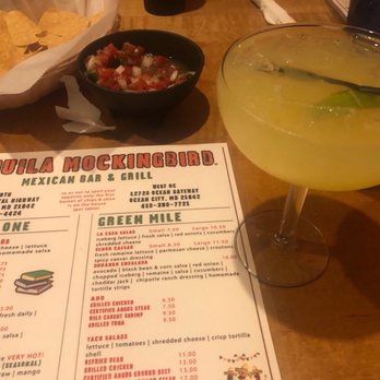 Tequila Mockingbird - House margarita with chips and salsa - Mexican Near Me - Ocean City, Maryland