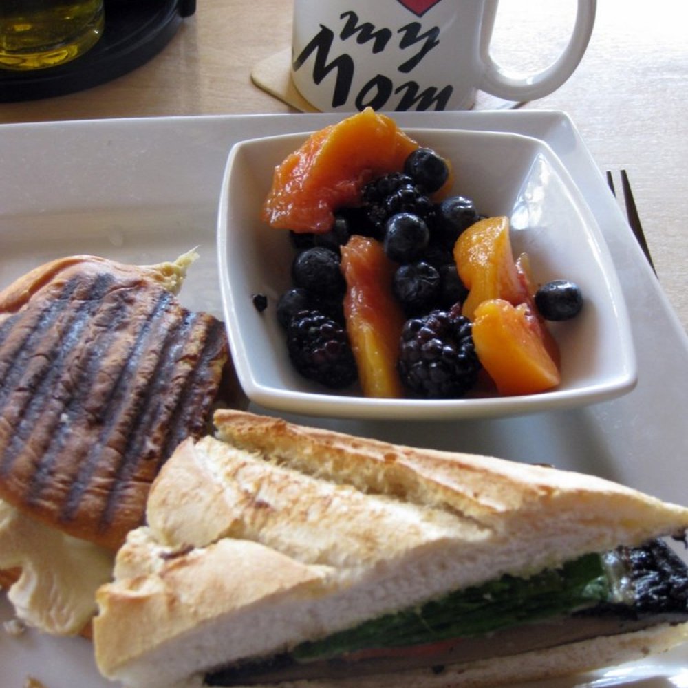 The Bricks - Fowl & Pig Sandwich & fresh fruit - Bars Near Me - Tampa, Florida The Bricks - Fowl & Pig Sandwich & fresh fruit - Bars Near Me - Tampa, Florida