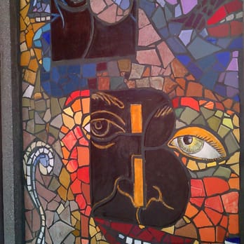 Balboa Mosaic Posts - Public Art Near Me - San Francisco, California