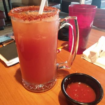 Andale - Michelado. (beer, with clamato and worcester.) - Mexican Near Me - East Amherst, New York Andale - Michelado. (beer, with clamato and worcester.) - Mexican Near Me - East Amherst, New York