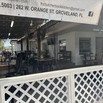 The Butcher Block Kitchen - Outdoor patio - Breakfast & Brunch Near Me - Groveland, Florida The Butcher Block Kitchen - Outdoor patio - Breakfast & Brunch Near Me - Groveland, Florida