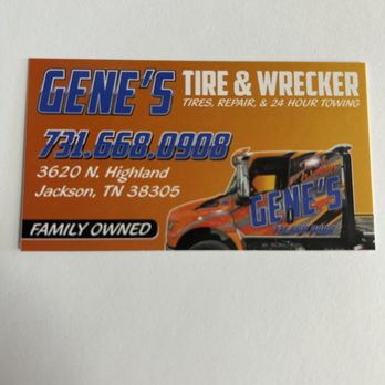 Gene's Tire & Wrecker - Towing Near Me - Jackson, Tennessee Gene's Tire & Wrecker - Towing Near Me - Jackson, Tennessee