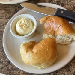 Cattle Baron - Their homemade honey rolls!