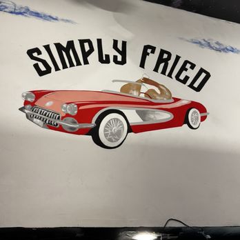 Simply Fried - Sign inside - Fish & Chips Near Me - Queens, New York