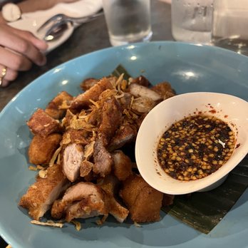 Khon Thai Kitchen By Seeda - Crispy pork belly - Thai Near Me - Austin, Texas Khon Thai Kitchen By Seeda - Crispy pork belly - Thai Near Me - Austin, Texas