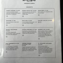 Menu Menu