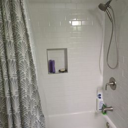 Completely remodeled shower Completely remodeled shower