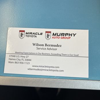 Miracle Toyota - Service advisor - Car Dealers Near Me - Haines City, Florida Miracle Toyota - Service advisor - Car Dealers Near Me - Haines City, Florida