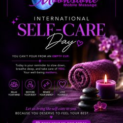 Moonstone Mobile Massage - International Self-Care Day!