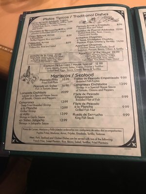Menu photo 8 Antigua Guatemala Restaurant Miami, FL