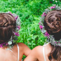 The Warren - Flower girl hair photo by tara beth photography