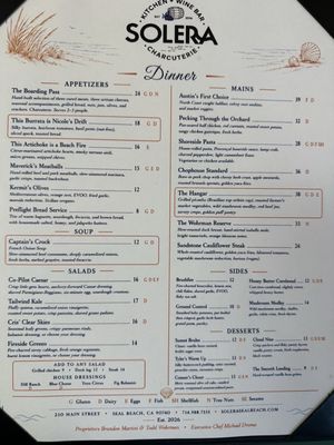 Menu photo 5 Solera Seal Beach, CA Menu photo 5 Solera Seal Beach, CA