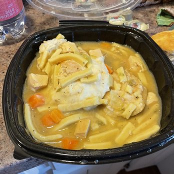 Bob Evans - Very soupy chicken noodles over mash. - American Near Me - Springfield, Ohio Bob Evans - Very soupy chicken noodles over mash. - American Near Me - Springfield, Ohio