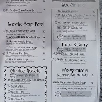 Typhoon Noodle - Menu 9/11/19 - Asian Fusion Near Me - Asheville, North Carolina Typhoon Noodle - Menu 9/11/19 - Asian Fusion Near Me - Asheville, North Carolina