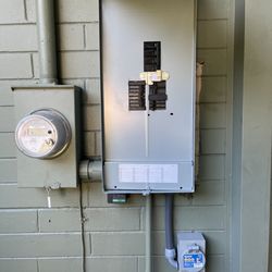 White Lightning Electrical Services - Panel replacement , interlock kit , 30 amp inlet for generator back feed hookup.