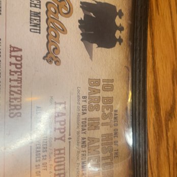 The Palace - menu - Bars Near Me - Prescott, Arizona The Palace - menu - Bars Near Me - Prescott, Arizona