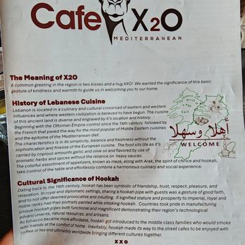 Cafe X2O, La Verne - Their story - Mediterranean Near Me - La Verne, California Cafe X2O, La Verne - Their story - Mediterranean Near Me - La Verne, California