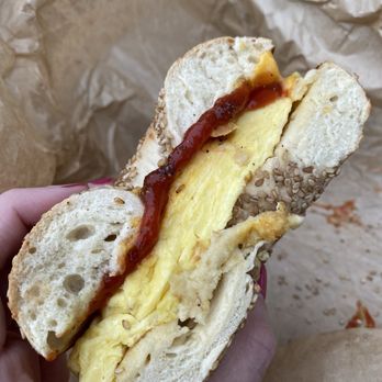 Bagel Time Cafe - Egg and cheese on a bagel - Cafes Near Me - Cape May, New Jersey Bagel Time Cafe - Egg and cheese on a bagel - Cafes Near Me - Cape May, New Jersey