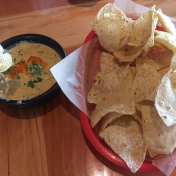 Torchy's Tacos - Green chile queso and chips!! - Tex-Mex Near Me - Amarillo, Texas