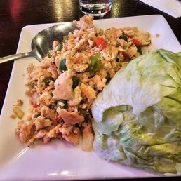 Chicken lettuce wrap
