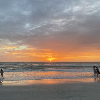 Plaza Beach Hotel - Beachfront Resort - View from beach in front of hotel - Hotels Near Me - St. Pete Beach, Florida