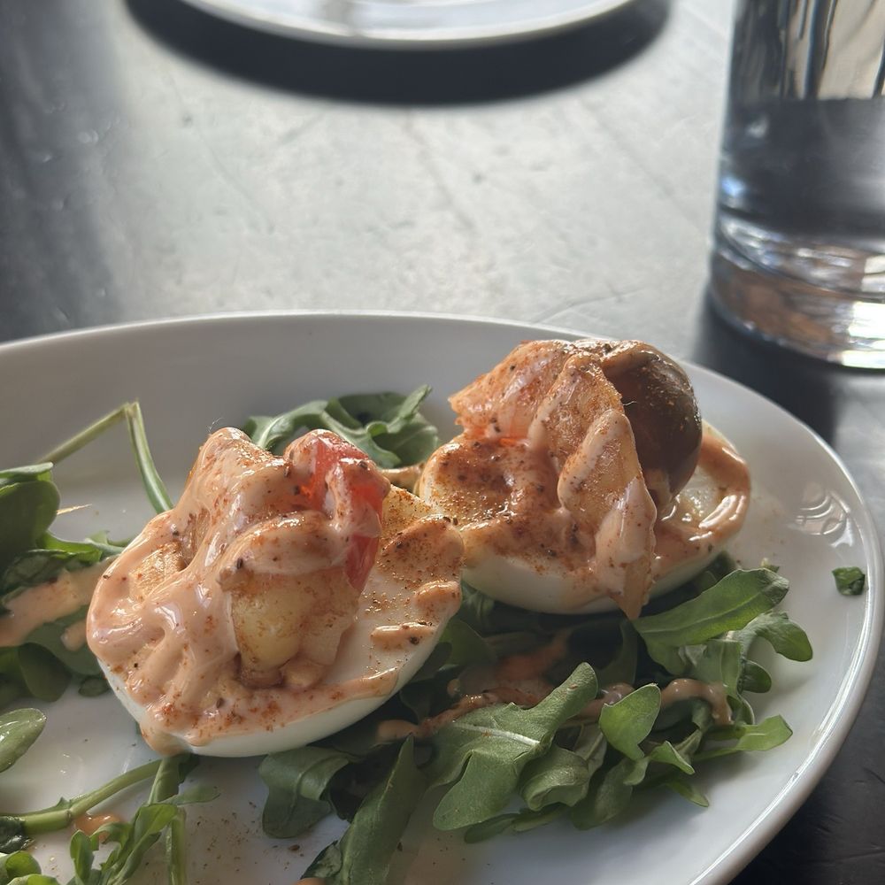 Ampersea - Crab deviled eggs - New American Near Me - Baltimore, Maryland Ampersea - Crab deviled eggs - New American Near Me - Baltimore, Maryland