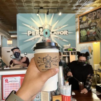 Perkolator - Latte Lavender & Hazelnut - Cafes Near Me - Chicago, Illinois