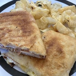 Turkey and bacon pannini Turkey and bacon pannini