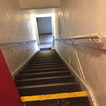Red Hill Brewery - The stairs looking down leaving the tap room. Yikes!! - Breweries Near Me - Concord, North Carolina