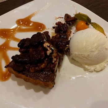 Provence Marinaside - Dessert du Jour - pecan pie with ice cream - Seafood Near Me - Vancouver, British Columbia Provence Marinaside - Dessert du Jour - pecan pie with ice cream - Seafood Near Me - Vancouver, British Columbia