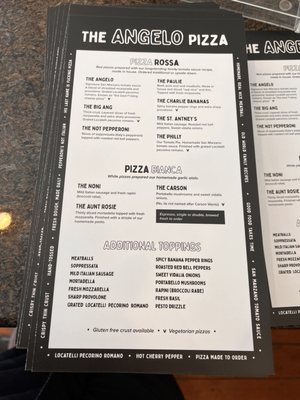 Menu photo 6 The Angelo Pizza Philadelphia, PA Menu photo 6 The Angelo Pizza Philadelphia, PA
