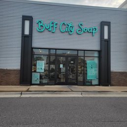 Exterior photo of Buff City Soap - Memphis, Tennessee Exterior photo of Buff City Soap - Memphis, Tennessee